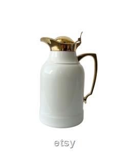 Vintage Alfi Vacuum Carafe. Thermos with Glass Flask. West Germany. 1980-90s.
