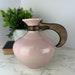 Vintage Bauer Coffee Carafe Pink Ceramic Pitcher Mcm Boho Serving Decor