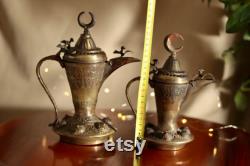 Vintage Brass Carafe Copper Serving Ornaments Home Living Christmas Gift For Dad Boyfriend