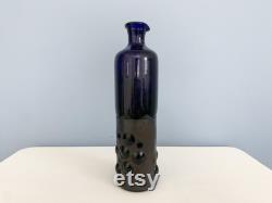 Vintage Brutalist Imprisioned Glass Bottle or Carafe by Felipe Filipe Derflingher for Feders