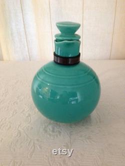 Vintage California Pottery Coffee Carafe from Vernon Kilns Teal with Bakelite Handle 03479