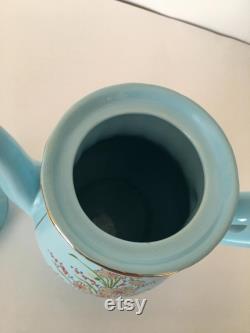 Vintage Carafe-Blue Seramic Carafe Tea,coffee,milk Carafe