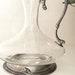 Vintage Carafe Pewter And Glass H 23cm