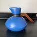 Vintage Catalina Island Matte Blue Carafe, Midcentury California Pottery Pitcher, Teapot Server, Hostess Gift