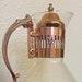 Vintage Copper Coffee Carafe With Warming Stand 1960s