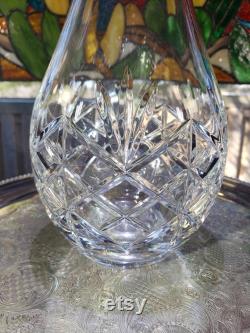 Vintage Edinburgh Crystal Carafe New In The Box Galloway Pattern, Scottish Crystal, NOS Crystal, Free Shipping