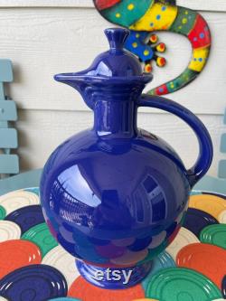 Vintage Fiesta (Fiestaware) CARAFE in COBALT Blue