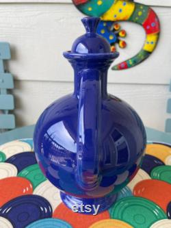 Vintage Fiesta (Fiestaware) CARAFE in COBALT Blue