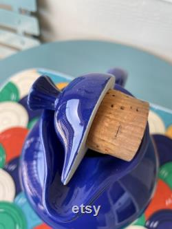 Vintage Fiesta (Fiestaware) CARAFE in COBALT Blue