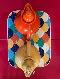Vintage Fiesta (Fiestaware) Carafe CHOICE of RED or YELLOW