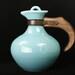 Vintage Gladding Mcbean Pottery Carafe In Turquoise Blue