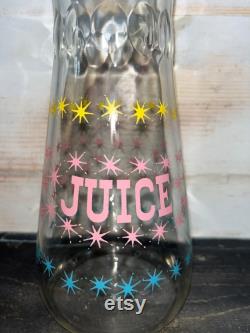 Vintage Hazel Atlas Atomic Starburst Juice Carafe NO LID