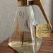 Vintage Inland Glass Golden Triangle Carafe With Warmer In Box, With Tags