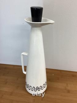 Vintage MCM Metlox Poppytrail Aztec 15 1 4 Ceramic Coffee Pot Carafe