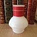 Vintage Mckee Hottle Glasbake Coffee Jar Vintage Milk Glass Coffee Carafe 1950s Country Kitchen Decor Fun Vase