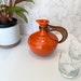 Vintage Orange Carafe By Bauer Los Angeles, Mcm Orange Kitchen, Bauer Pottery, Retro Kitchen Pitcher, Mcm Style, Housewarming Gift