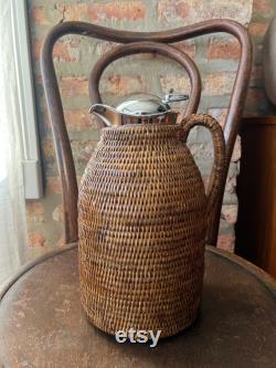 Vintage Pronto Rattan Wrapped Carafe by Ola Olsson for XTRA