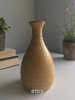 Vintage Studio Pottery Carafe Vintage Studio Pottery Vase Stoneware Decanter Vintage Pottery Water Pitcher Vintage Barware Homeware