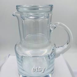 Vintage Tiffany and Co. Bedside Water Carafe with Lid Cup