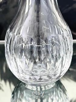 Vintage Waterford Crystal Carafe with Faceted Design, C. 1985