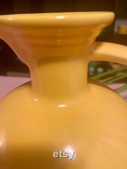 Vintage Yellow Fiestaware Carafe and Lid