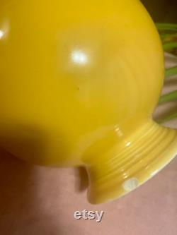 Vintage Yellow Fiestaware Carafe and Lid