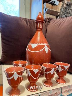 Vintage terracotta pottery