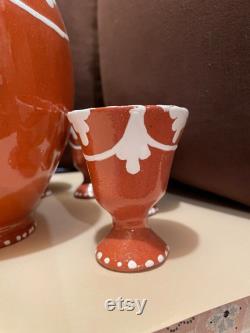 Vintage terracotta pottery