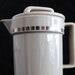 Vtg 1970's Aramis Ceramic Coffee Tea Juice Carafe With Lid And Spout 7 1 2 Square Pattern New