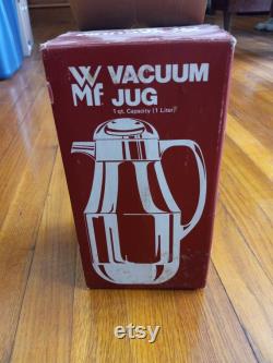 WMF Vacuum Jug Retro Chrome Hot Cold Carafe Thermos Made in Japan 1 qt 1 L