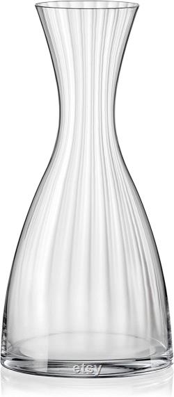 Wine Carafe Mirage , Crystal Glass Wine Decanter, Also Great for Cocktails, Pimms, Juice and Water 1200 ml