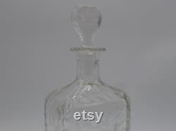 vintage crystal decanter