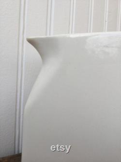 white ceramic carafe